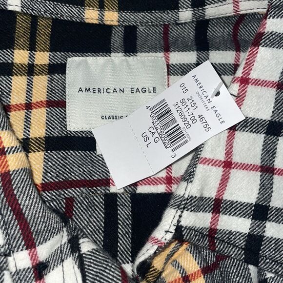 COPY - NWT American Eagle flannel size large - Picture 2 of 2